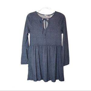 blue baby doll dress